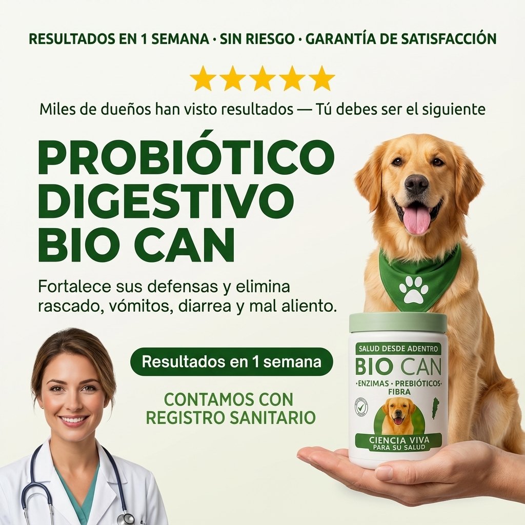 BIOCAN - Probiótico para Perros 🐶 + EBOOK DE REGALO