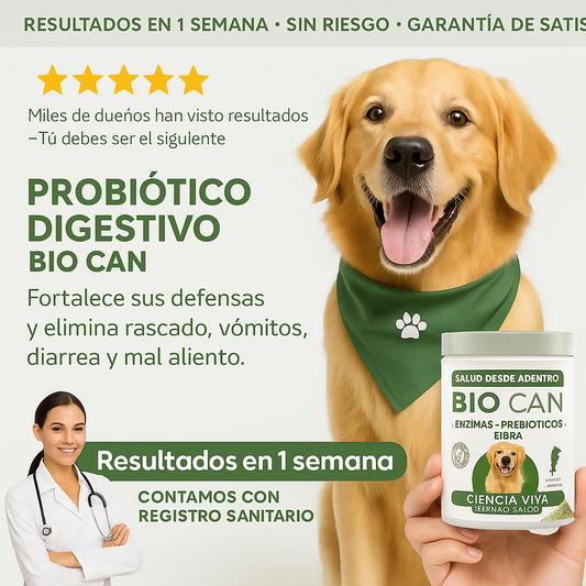 BIOCAN - Probiótico para Perros 🐶 + EBOOK DE REGALO